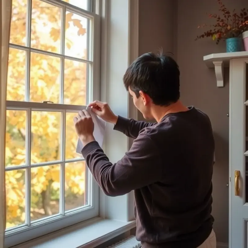 A vital spring safety check in a bright apartment setting.