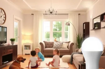 A variety of lighting fixtures suitable for families, showing different styles and applications.