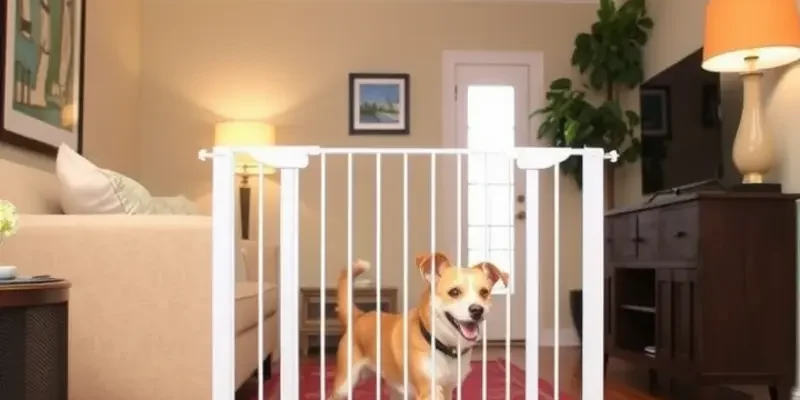 An apartment with children and pets playing together, showcasing a harmonious and happy living space.