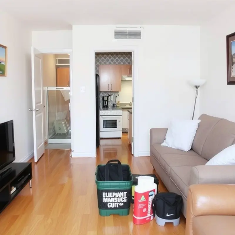 Illustration of different flooding risks faced by apartment renters.