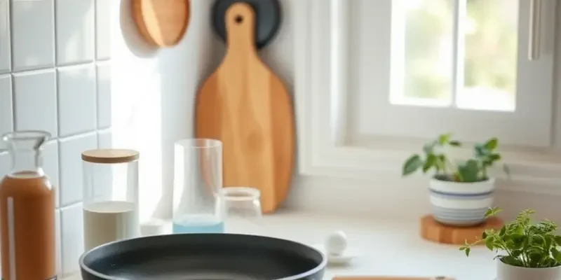 Friends sharing a joyful cooking experience in an apartment kitchen