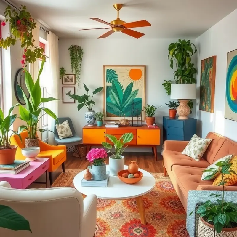 A vibrant, sustainable kitchen promoting eco-friendly practices.