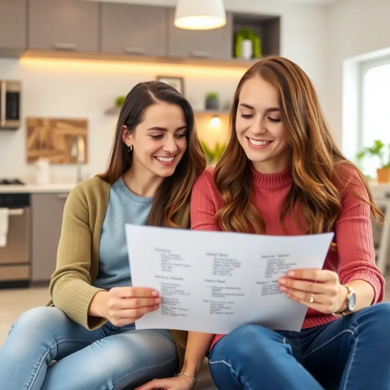 A couple explores their ideal apartment amenities.