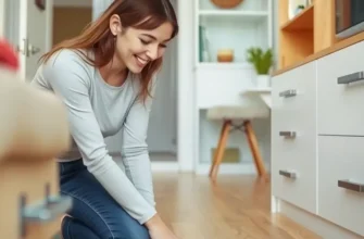 A family happily playing in their child-safe apartment.