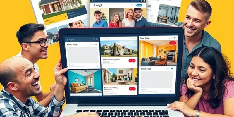 A family happily moves into their new apartment, surrounded by moving boxes and smiles.
