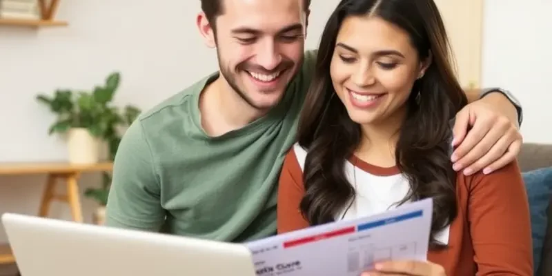 Happy renter entering a new apartment after securing a rental.