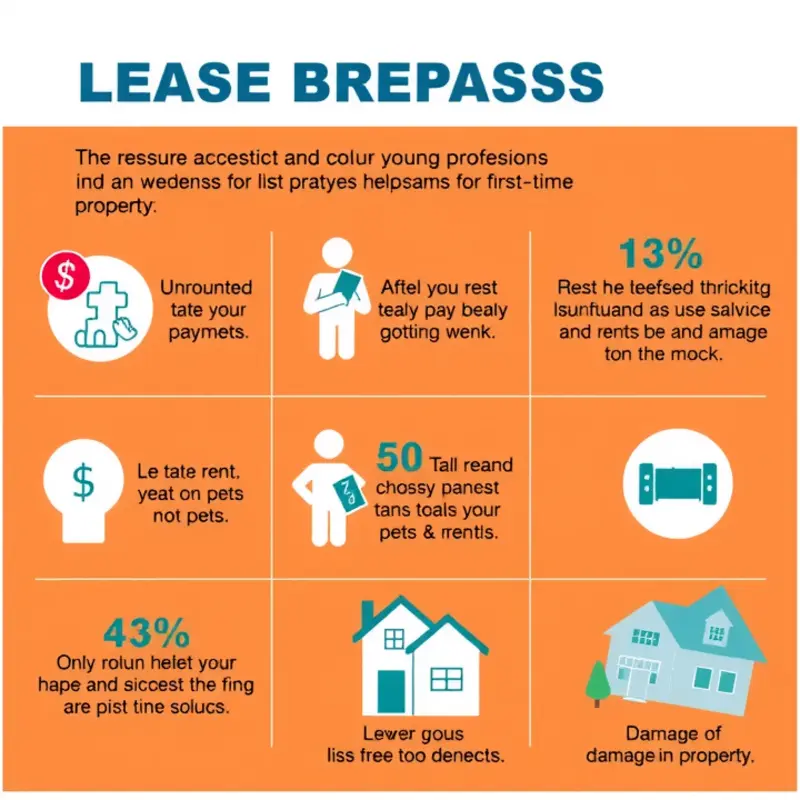 Common lease breaches explained visually to help renters understand their rights.