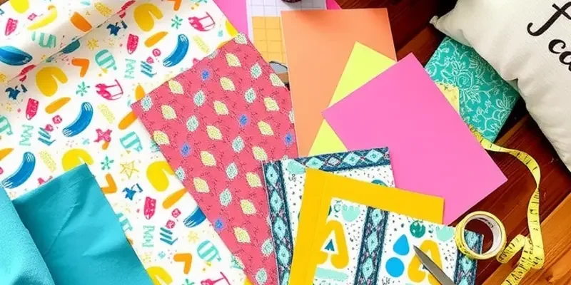 A rental home interior with stylishly organized drawers and colorful liners.