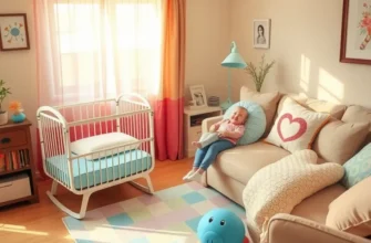 A joyful family with a newborn and a pet, reflecting love and togetherness.