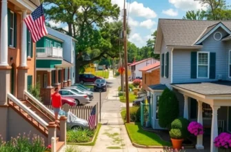 Scenic sunset over Lafayette, LA, showcasing its cultural vibe and historical architecture.