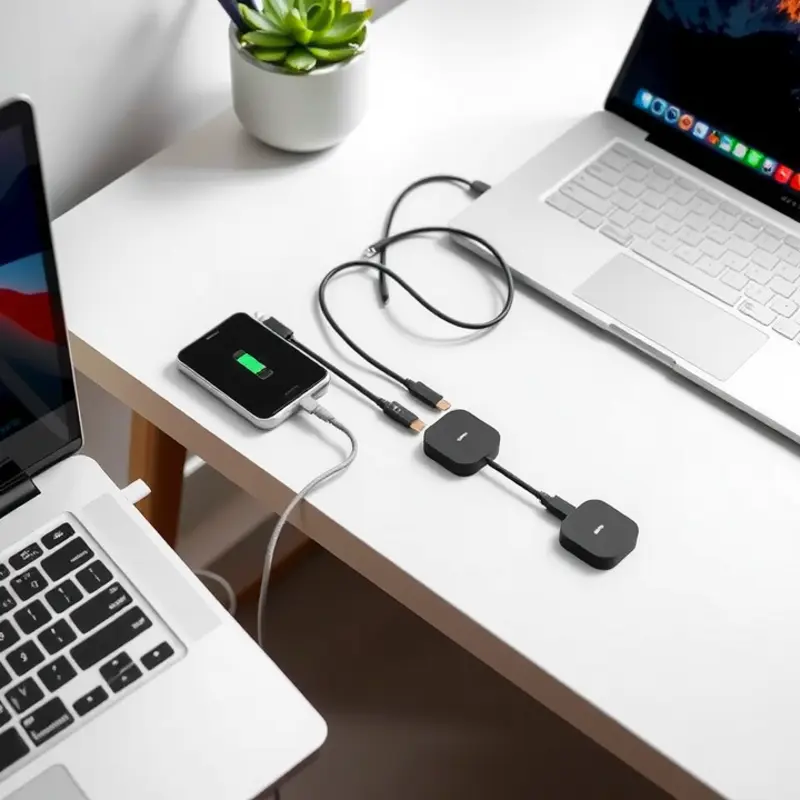 Creative fabric cable wraps add flair while managing cable clutter.