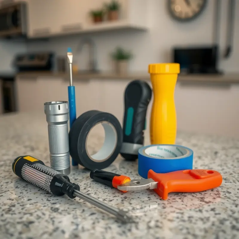 An organized first aid kit showcasing health essentials for renters.