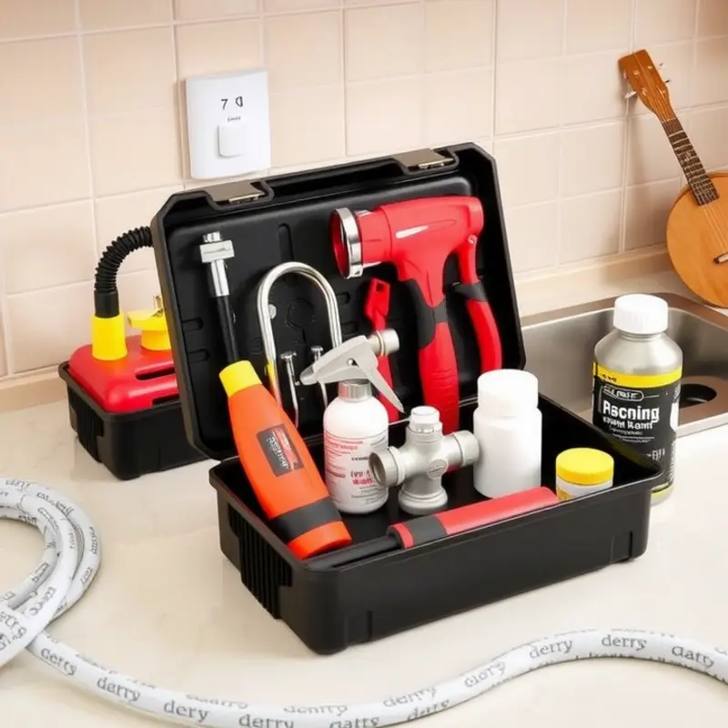 Common plumbing fixtures in an apartment that can be sources of leaks.