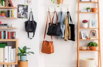 A modern apartment featuring diverse innovative storage solutions.
