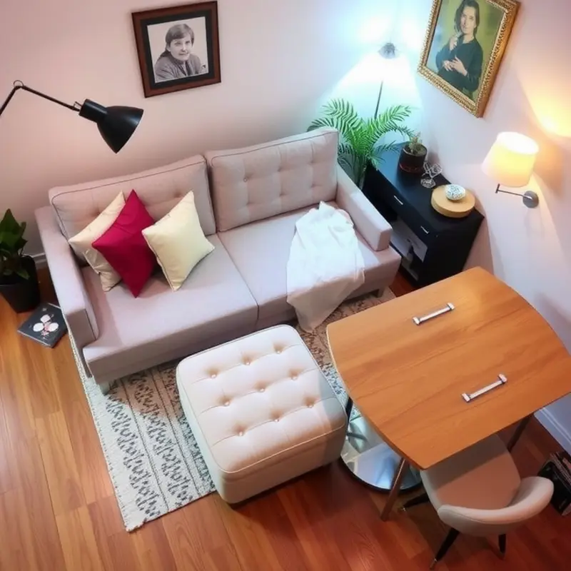 Creative shelving ideas to maximize vertical space.