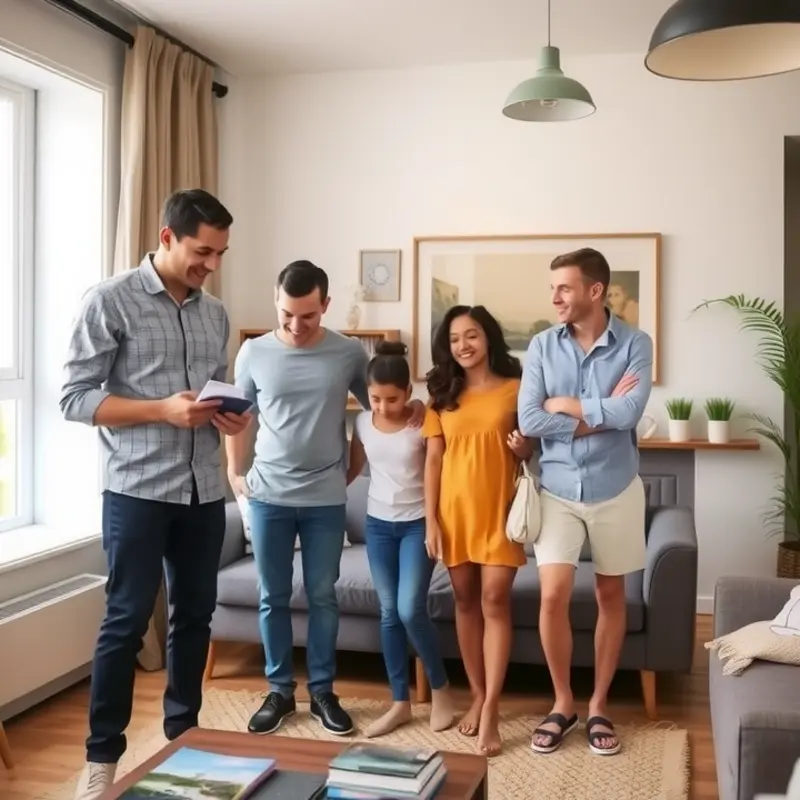Families collaborating on their apartment wishlist.