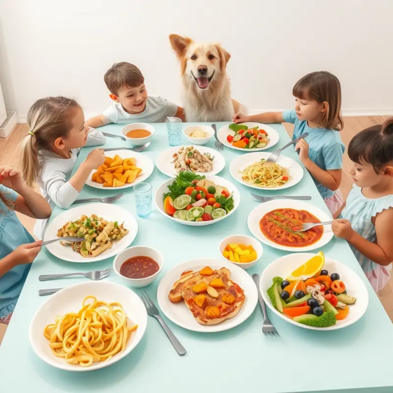 A welcoming kitchen where families cook together safely and comfortably.