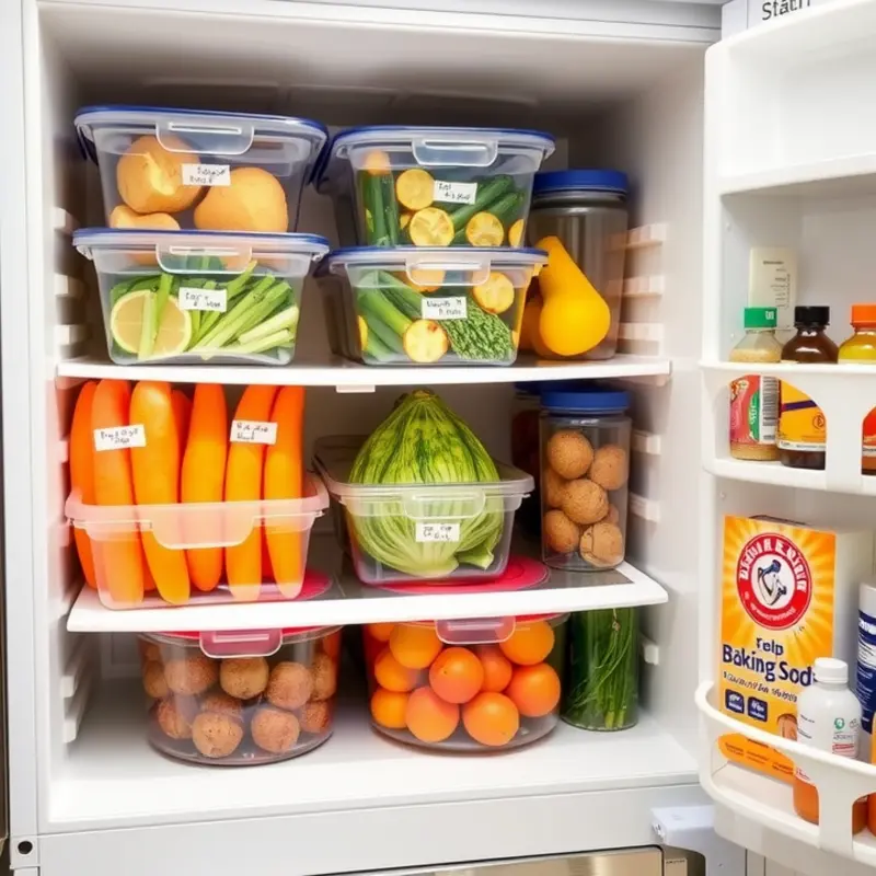 Identifying the sources of odors starts with a clean, organized kitchen.