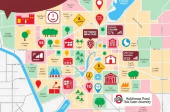 A photo showing Ohio State University's campus with students and green spaces in a lively environment.