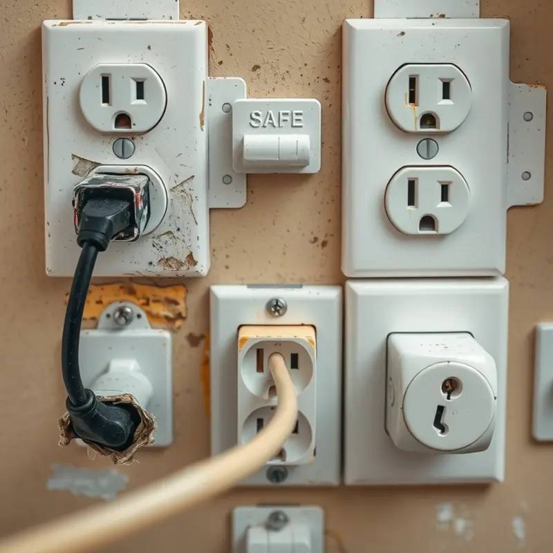 Understanding safe and worn electrical outlets.