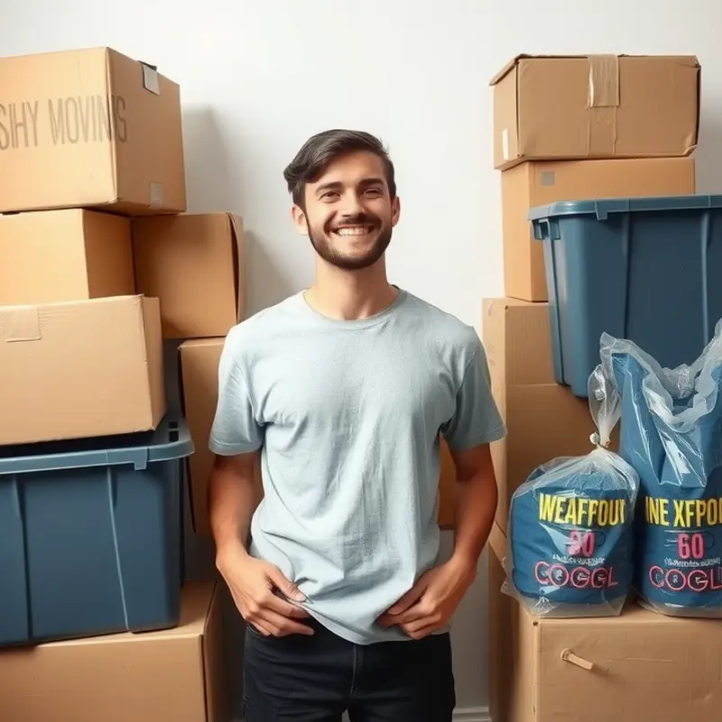 Choosing the right boxes for your apartment move.