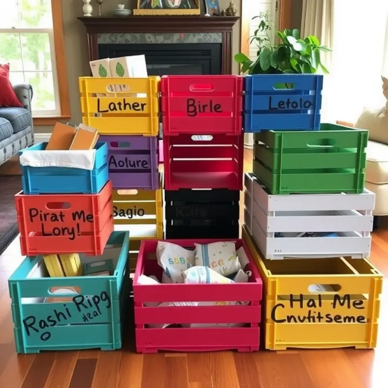 A charming wooden storage crate displaying its elegant design in a cozy apartment.