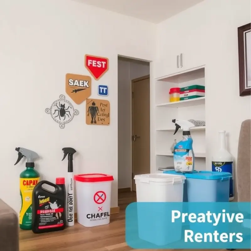 A visual guide to recognizing common pests found in apartments.