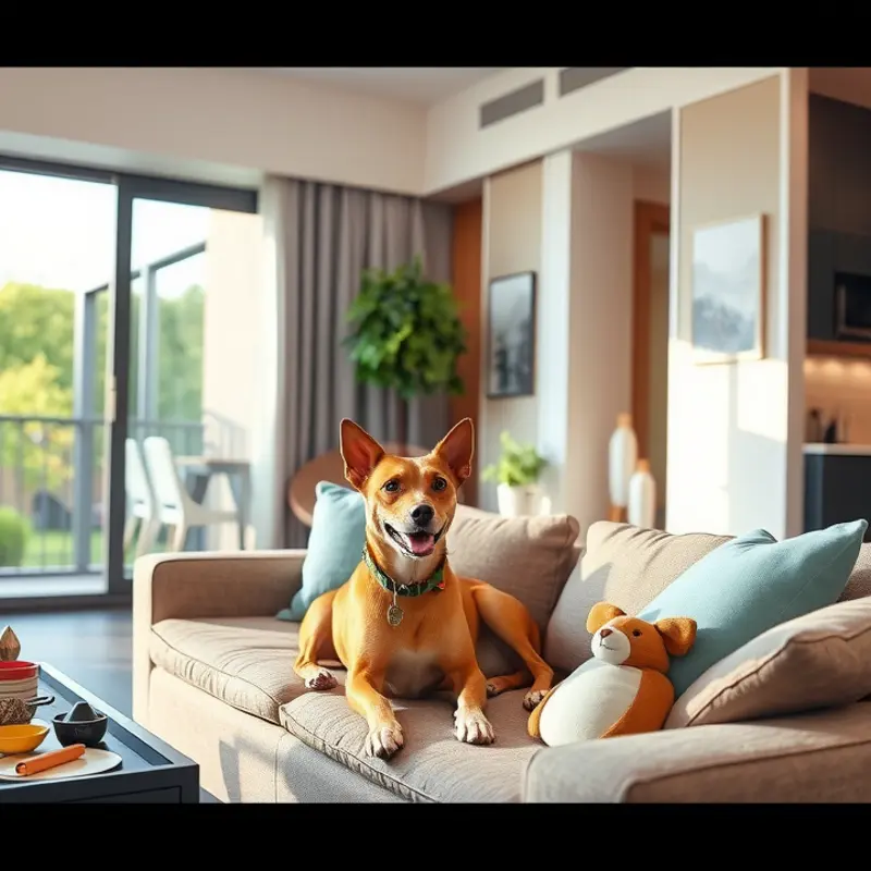 A warm and inviting pet-friendly apartment waiting for new tenants and their furry companions.