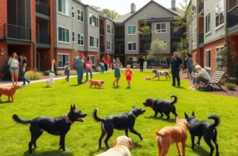 A warm and welcoming living area where pets and families coexist, showcasing pet-friendly decor.