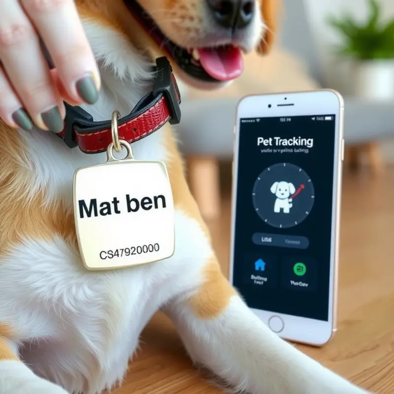 A warm family setting highlighting the importance of pet identification.