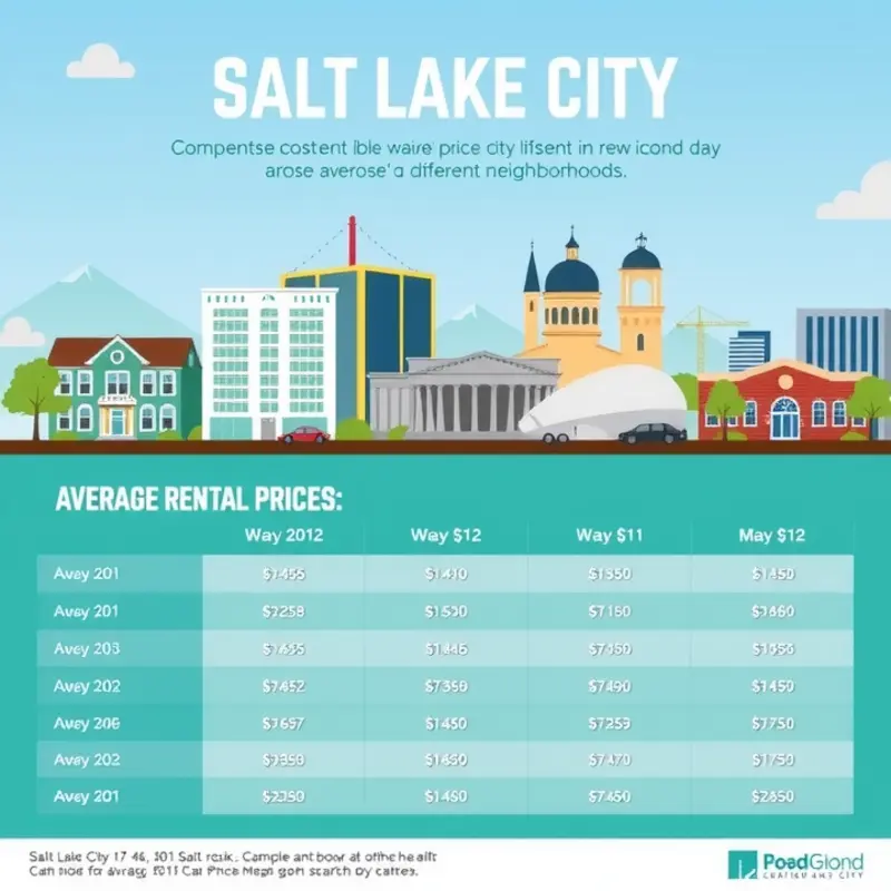 A view of Salt Lake City highlighting its varied neighborhoods.