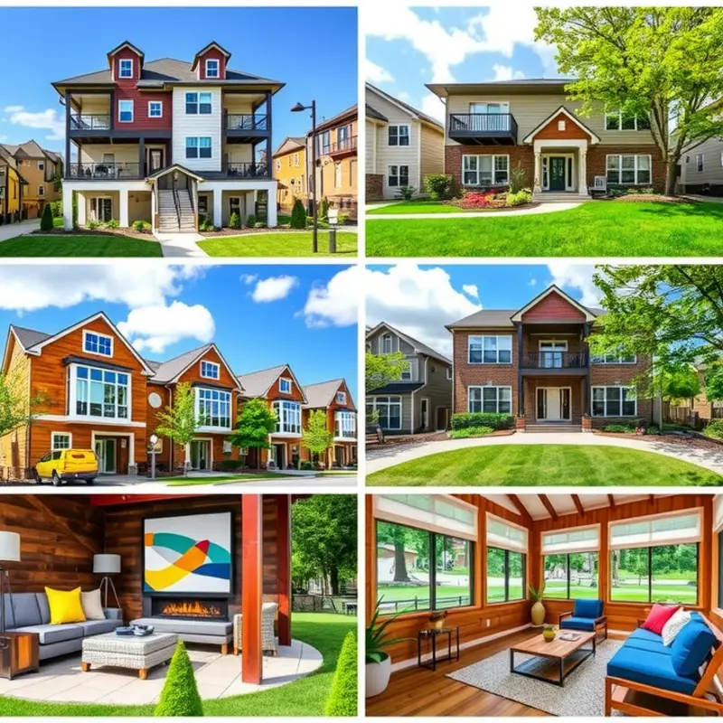 Vibrant neighborhoods surrounding Vanderbilt University in Nashville.