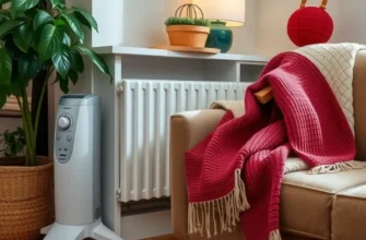 A diverse group of renters having a discussion about heating rights in a comfortable living room.
