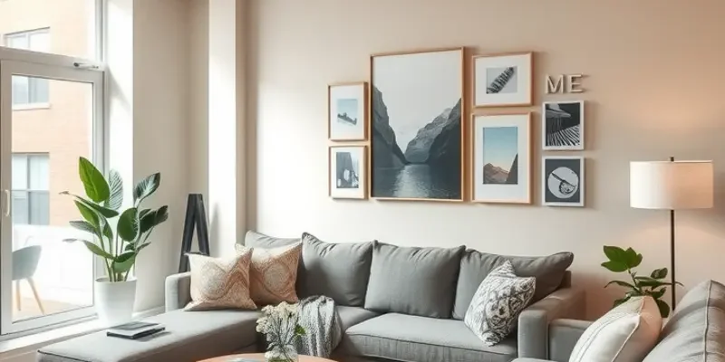 A split image of co-living and traditional renting styles, illustrating the differences in lifestyle.