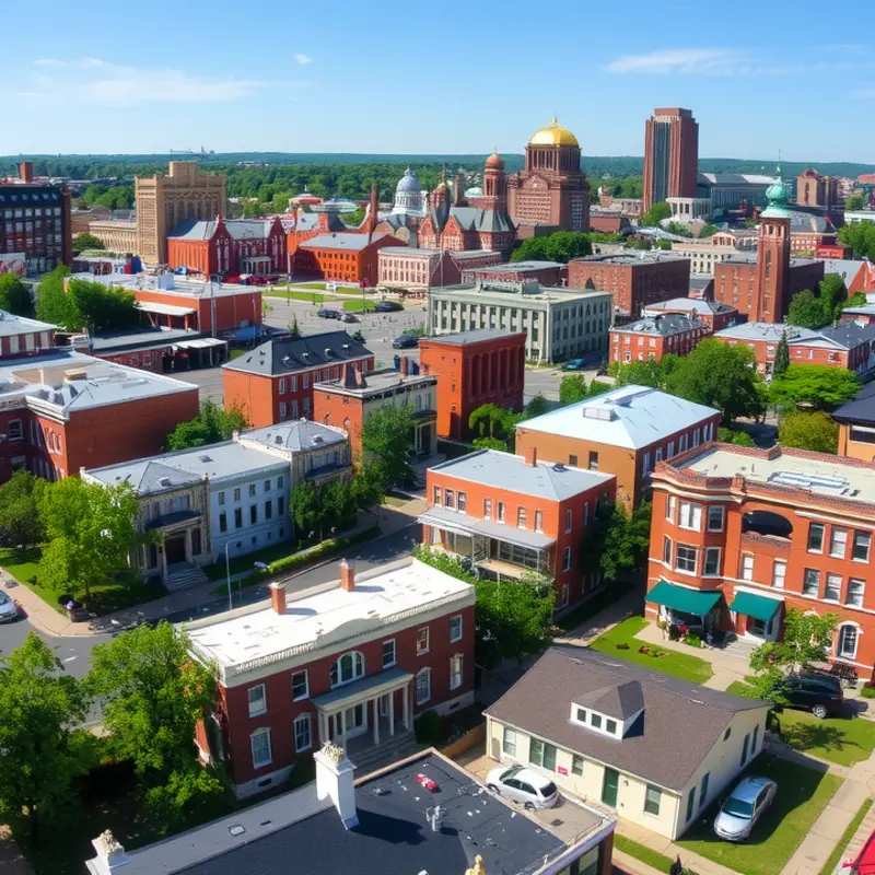 A scenic overview of Richmond’s diverse neighborhoods.