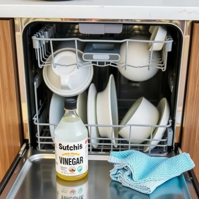 Routine maintenance tools for a clean and efficient dishwasher.