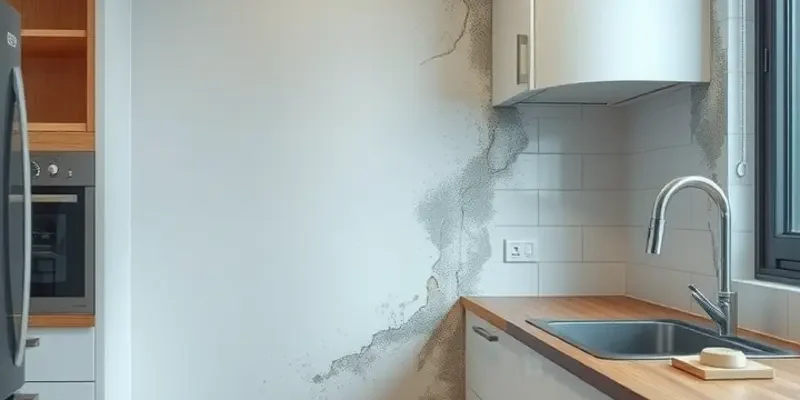 A clean and sunny living room in an apartment without signs of mold.