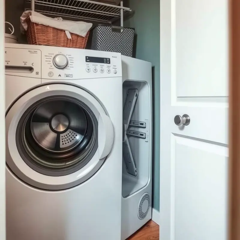 Potential dangers of lint buildup in apartment laundry rooms.