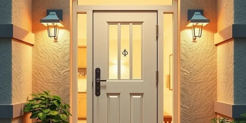 Cozy and safe living room designed for elderly renters.