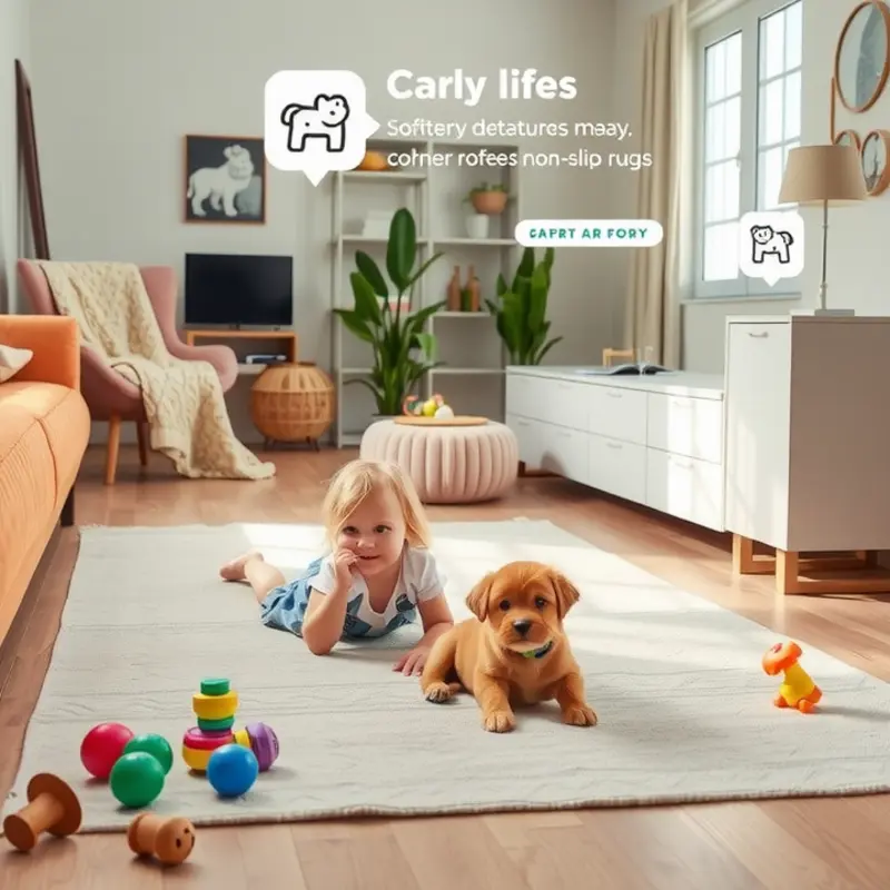 Cozy and safe living space for pets and children.