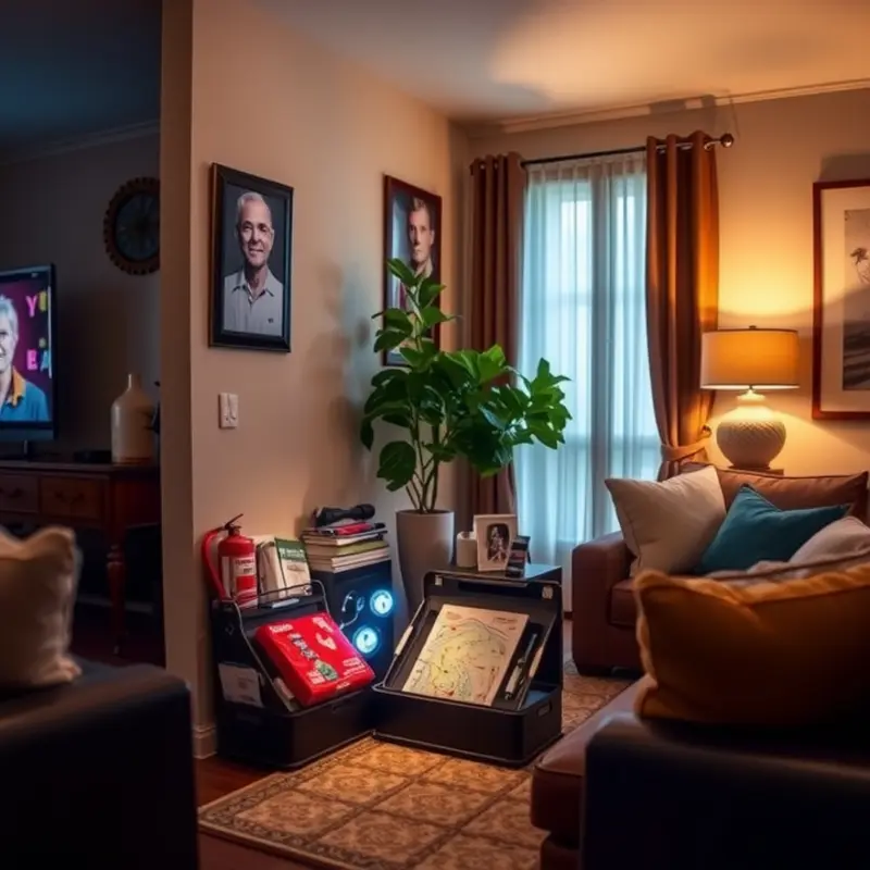 A comprehensive safety plan created for renters, complete with essential emergency supplies.