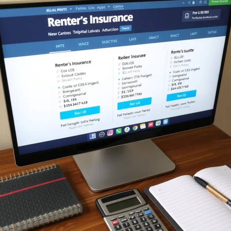 A couple evaluating their renter’s insurance options.