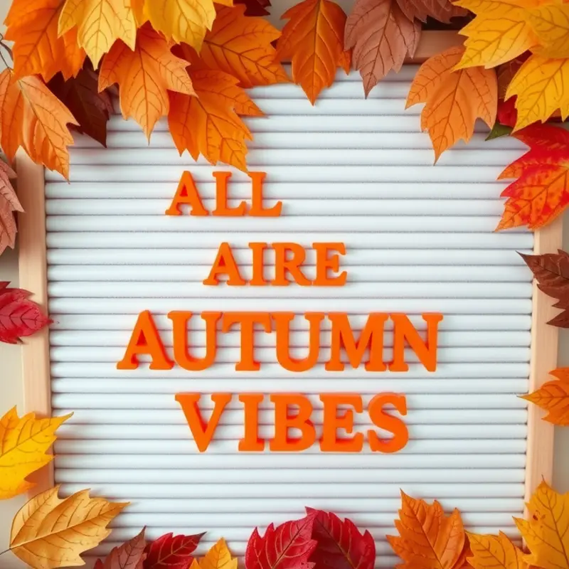 An inspiring DIY letter board displaying a quote crafted from colorful letters.