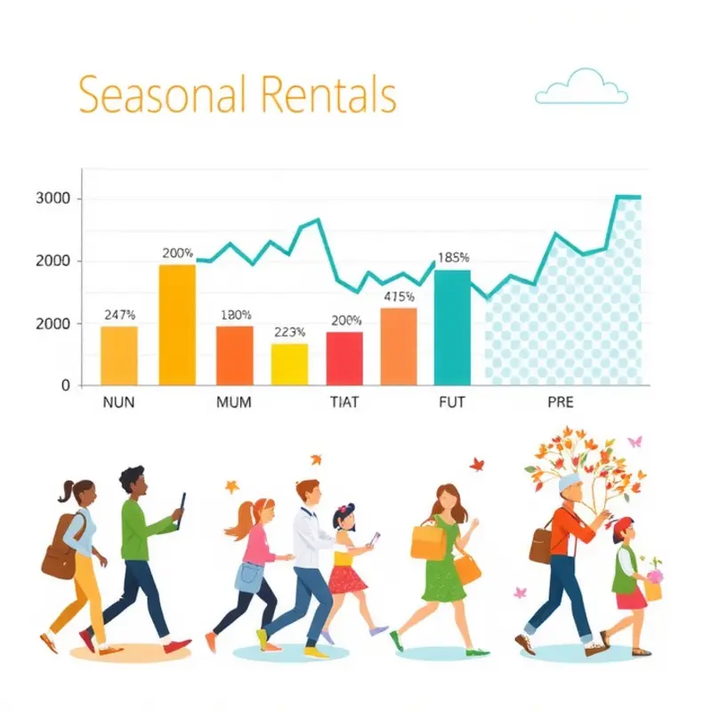 The seasonal fluctuations in apartment demand.