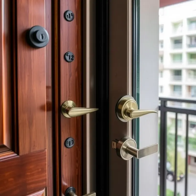 Effective security measures like deadbolts and window films enhance apartment safety.