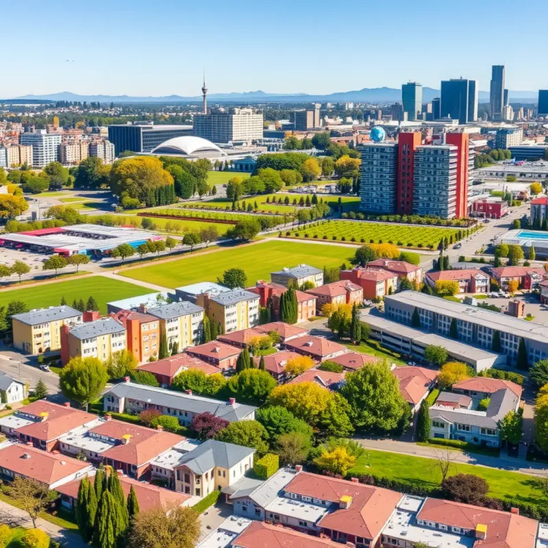 Vibrant neighborhoods in Silicon Valley suited for diverse renters.