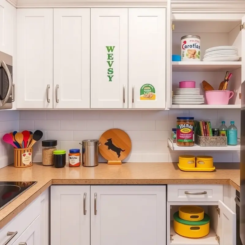 Durable and safe kitchen materials for families with pets and kids.