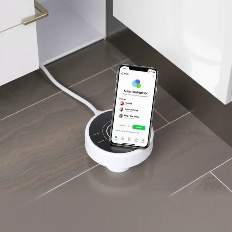 Smart leak detectors provide real-time alerts for moisture and leaks.