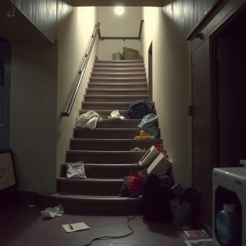 Identifying hazards in apartment stairways is essential for safety.