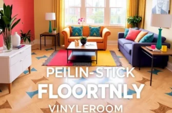 An inviting rental apartment featuring various temporary flooring options including rugs and vinyl tiles.